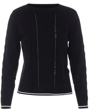 Liu Jo Round-Neck Knitwear - Azul