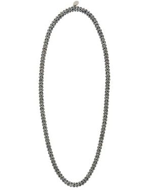 Max Mara Accessoires ,Veelkleurig ,Strass Ketting - Metallic
