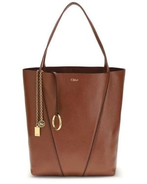 Chloé Tote Bags - Marrone