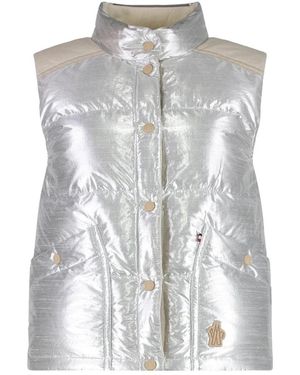 Moncler Pinchot Lamé Down Vest - Metallic