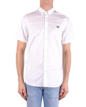 Fred Perry Shirt White 161366