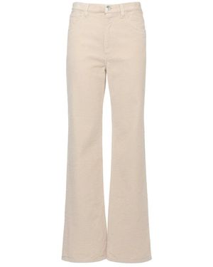 Marni Corduroy Flared Broeken - Naturel