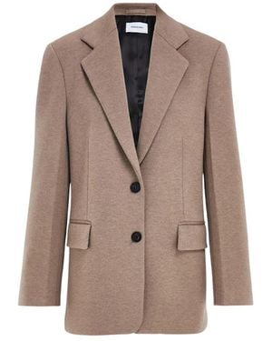Ferragamo Jersey Wol Blazer - Bruin