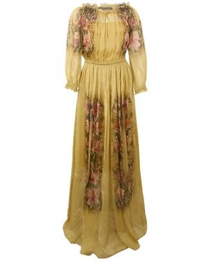 Alberta Ferretti Maxi Dresses - Metallic