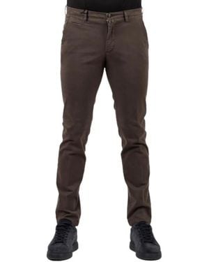 BRIGLIA Slim-Fit Trousers - Negro