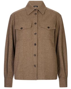 Kiton Jassen ,Bruin ,Camicia