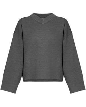 Samsøe & Samsøe V-Neck Knitwear - Gris
