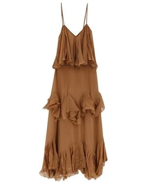 Mes Demoiselles Midi Dresses - Brown