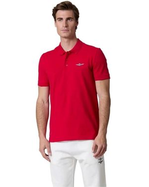 Aeronautica Militare Polo Shirts - Red