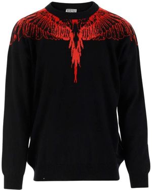 Marcelo Burlon Pullover mit Rundhalsausschnitt - Schwarz
