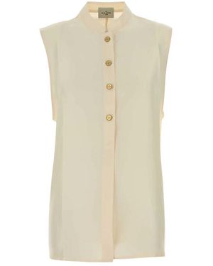 LeKasha Sleeveless Tops - Neutro