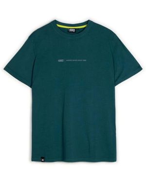 Munich Urban printed t-shirt in petroleum - Grün
