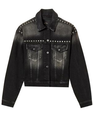 Actitude Denim Jackets - Negro