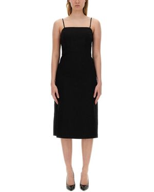 Theory Midi Jurk - Zwart