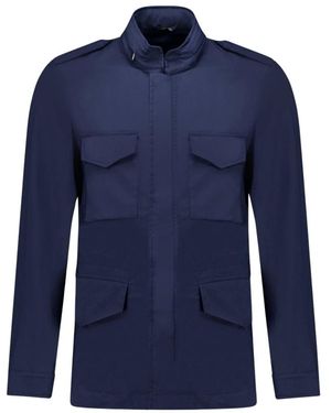 AUTORE Cotton Field Jacket - Blauw