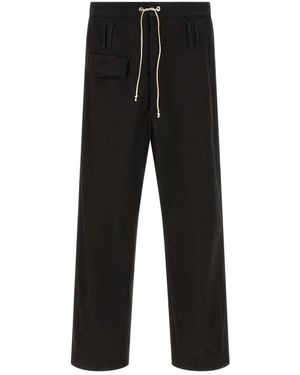 NAMACHEKO Straight Trousers - Negro