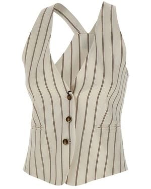 Marella Waistcoats - Natural