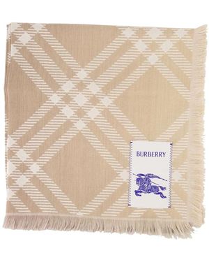 Burberry Winter Scarves - Natural