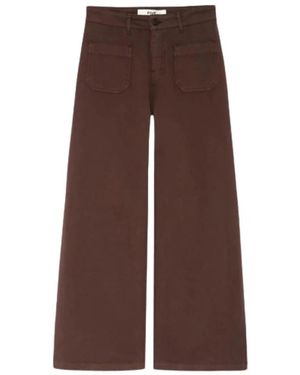 Five Jeans Wide Trousers - Brown