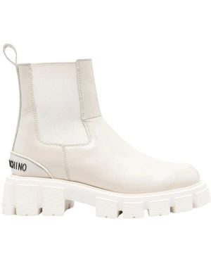 Love Moschino Chelsea Boots - White