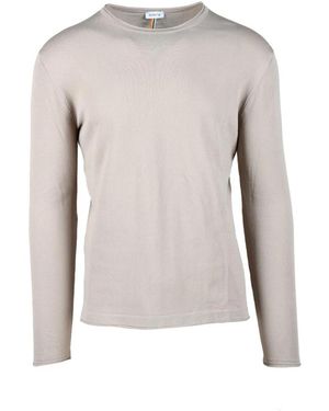 DISTRETTO12 Round-Neck Knitwear - Grey