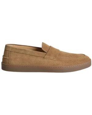 Henderson Wildleder-Loafer Mit Harzsohle Und Steg - Braun