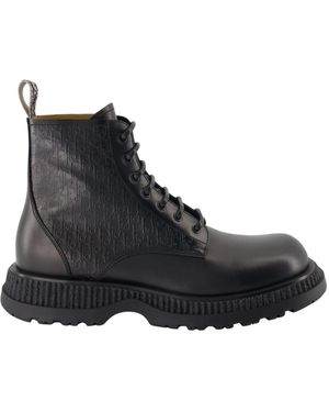 Dior Lace-Up Boots - Black