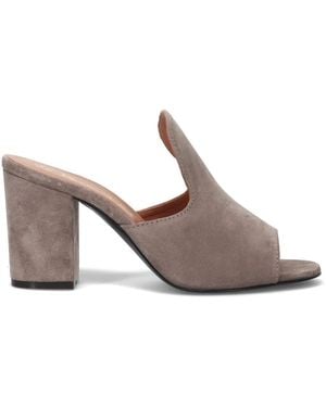Via Roma 15 Heeled Mules - Marron