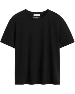 TOTEME Tops ,Zwart ,Katoen Classic Tee