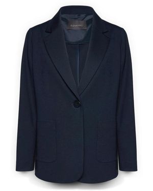 Elena Miro Winter Jassen - Blauw