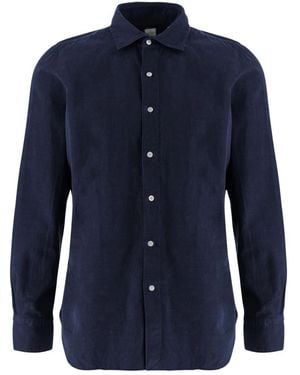 Finamore 1925 Casual Shirts - Azul