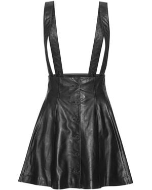 ROTATE BIRGER CHRISTENSEN Leather Skirts - Nero