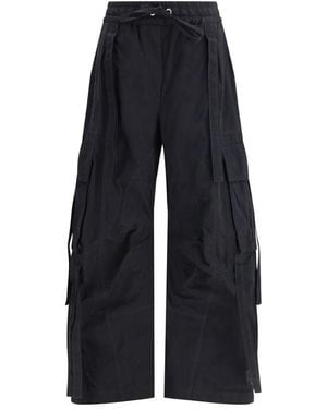 Dolce & Gabbana Waxed Faille Cargo Pants - Blue