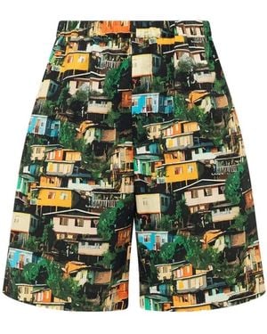 Laneus Casual Shorts - Green