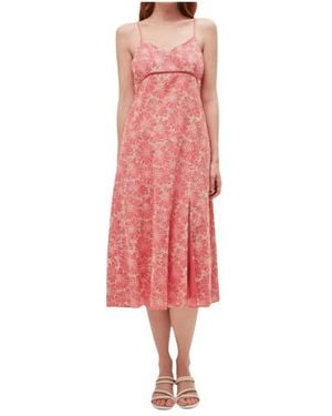 Suncoo Midi Dresses - Rojo