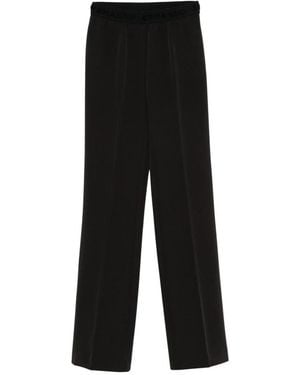 Ermanno Scervino Straight Trousers - Negro