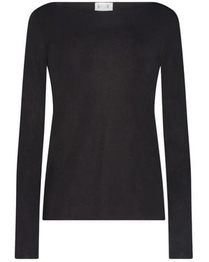 Wolford Long Sleeve T-Shirts - Black