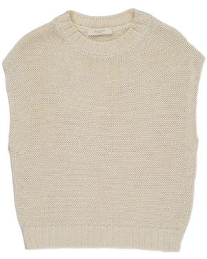 Zanone Regular Fit Katoenen Top - Naturel