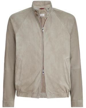 Brunello Cucinelli Leather Jackets - Gris