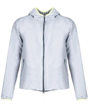 INVICTA WATCH Hoodies & Sweatvesten ,Grijs ,Stijlvolle Jas Met Capuchon En Rits - Blauw