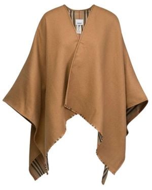 Burberry Capes - Marrone