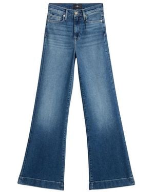 7 For All Mankind Flare Jeans - Blue