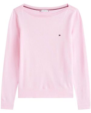Tommy Hilfiger Round-Neck Knitwear - Rosa