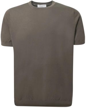 Balmain T-Shirt Met Ronde Hals En Korte Mouwen - Grijs