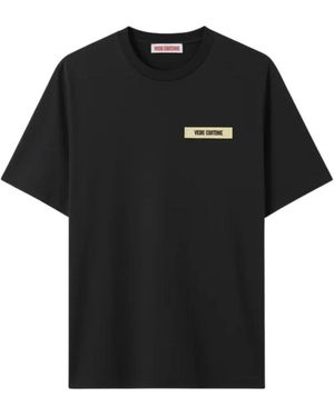 Versace Jeans Couture La Patch T-Shirt - Schwarz