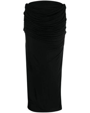 Paris Georgia Basics Midi Skirts - Negro