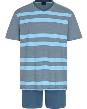 Ammann Mix & Match V-Ausschnitt Shirt - Blau