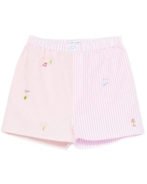 Maison Labiche Korte Broeken ,Veelkleurig ,Xwvermenouzeba Seora Short - Roze