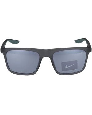 Nike Matte Dark/ Flash Zonnebril - Blauw