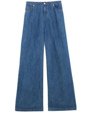 Ermanno Scervino Wide Jeans - Blue